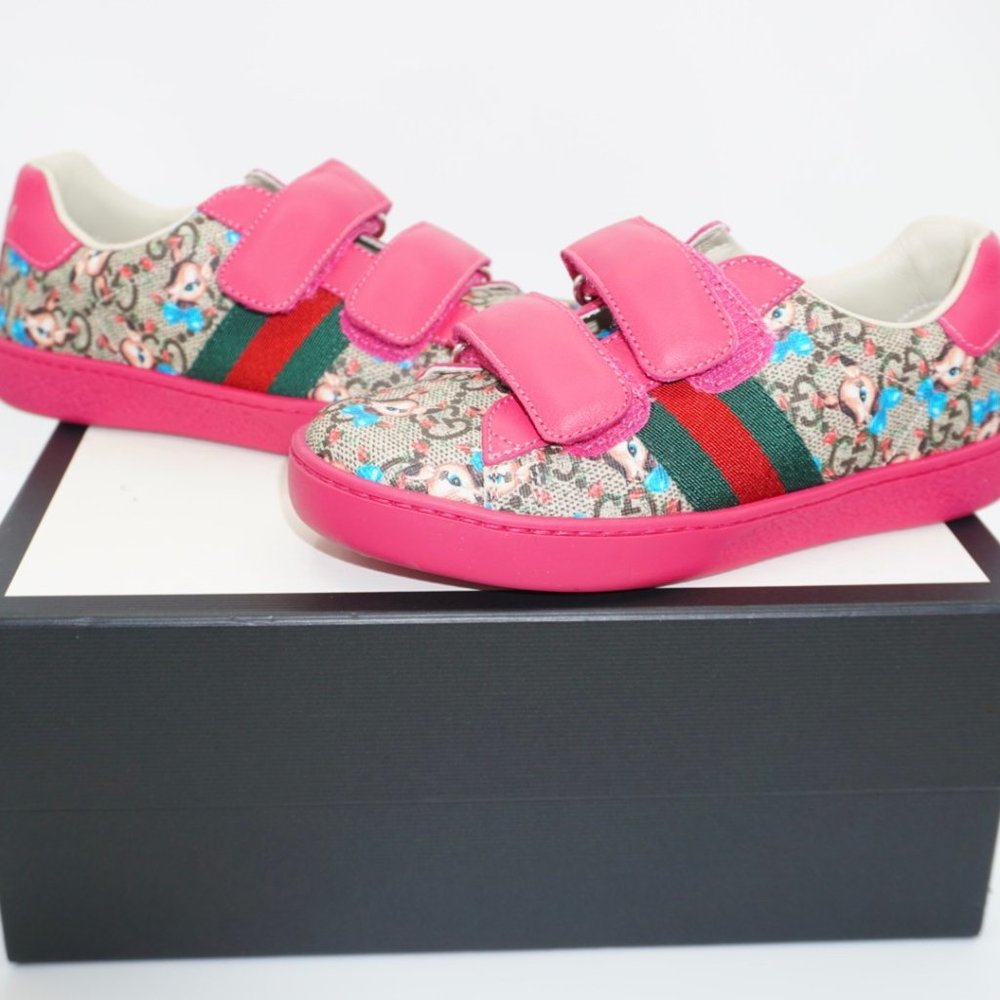 gucci bambi sneaker kids size 8